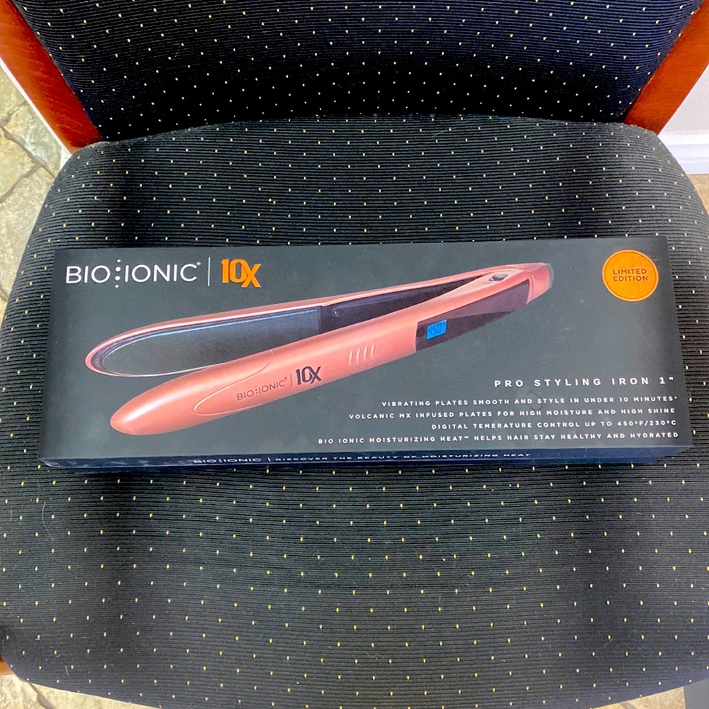 Bio ionic 10x limited edition pro styling iron 1”